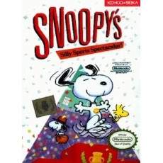 Snoopy's Silly Sports Spectacular NES box art – classic 8-bit game for Nintendo NES